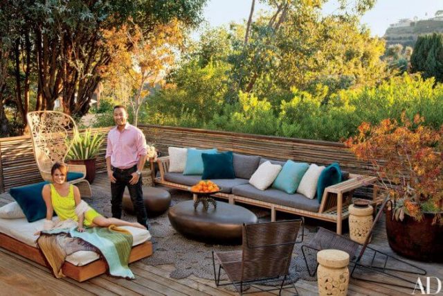 John Legend and Chrissy Teigen’s 1960s Hollywood Hills